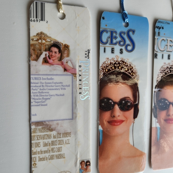 3 Princess Diaries Bookmarks Made With Real Dvd Inserts Millenial Y2K Nostalgia - Picture 6 of 9